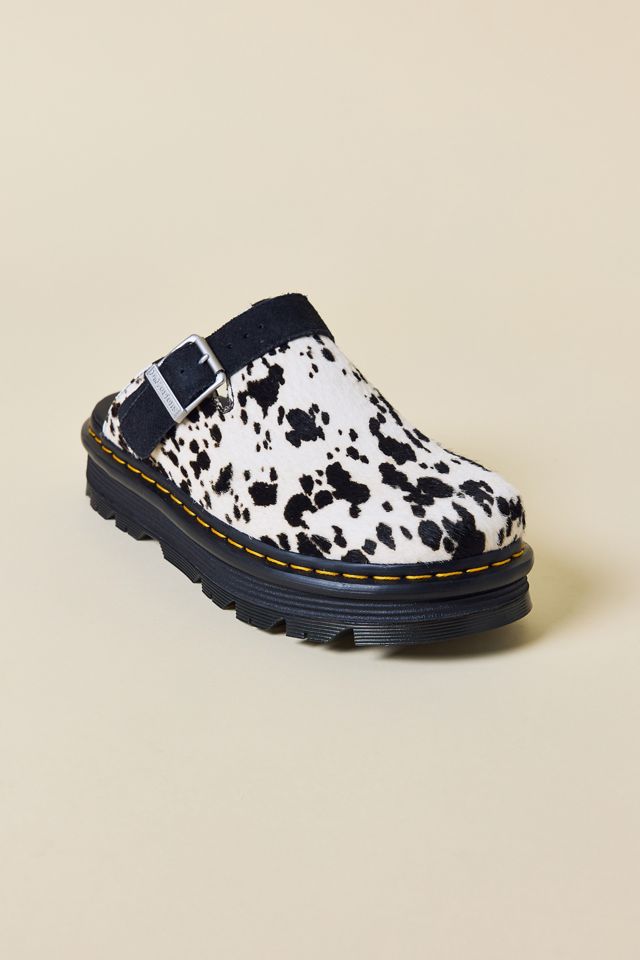 Mules à Plateforme Arrière en Daim Zebzag pour Femmes Dr. Martens #2