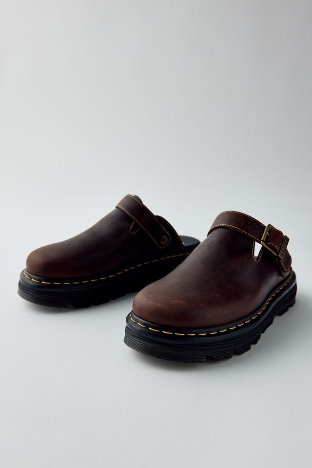 Dr. Martens Women's Zebzag Suede Slingback Platform Mule #1