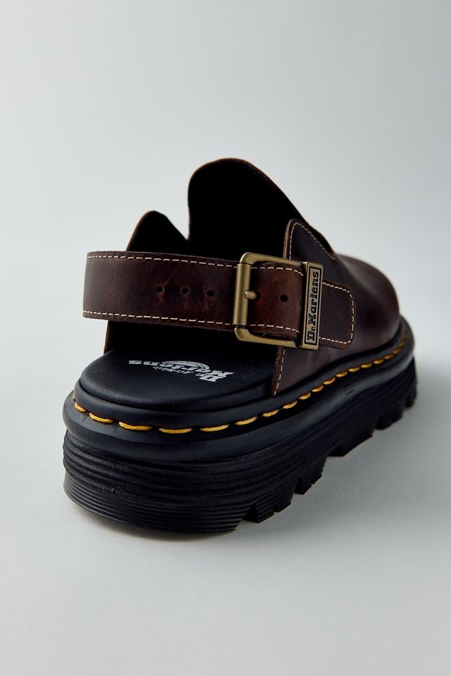 Dr. Martens Women's Zebzag Suede Slingback Platform Mule #2