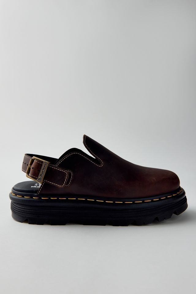 Dr. Martens Women's Zebzag Suede Slingback Platform Mule #3