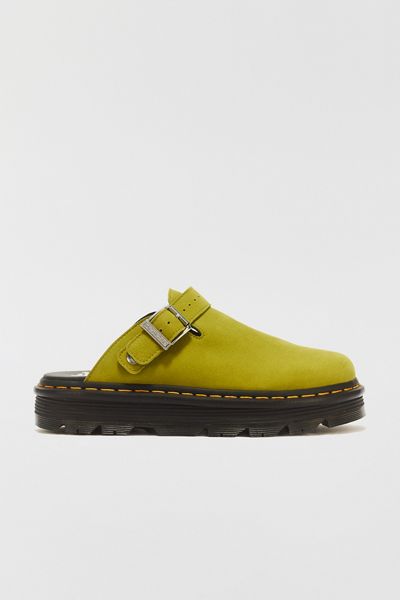 Dr. Martens Women's Zebzag Suede Slingback Platform Mule