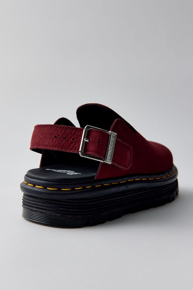 Mules à Plateforme Arrière en Daim Zebzag pour Femmes Dr. Martens #2