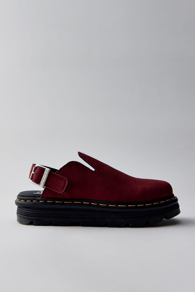 Mules à Plateforme Arrière en Daim Zebzag pour Femmes Dr. Martens #3