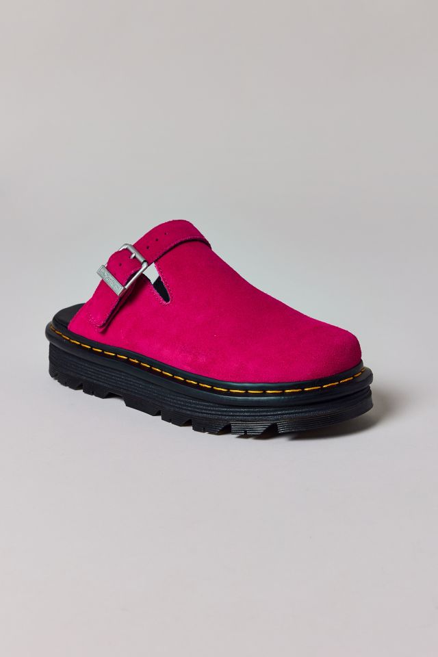 Dr. Martens Women's Zebzag Suede Slingback Platform Mule #2