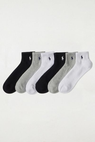 Polo Ralph Lauren Casual Quarter Sock 6-Pack