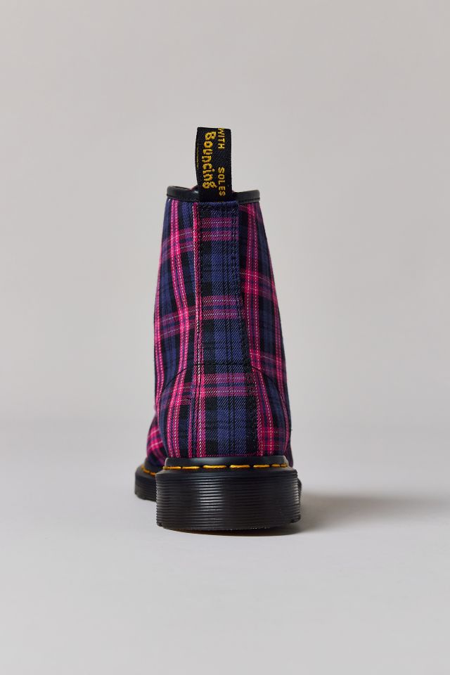 Dr. Martens Women's 1460 Pink Tartan Plaid Boot #3