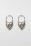 67Jewelry Heart Sterling Silver Earrings