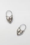 67Jewelry Heart Sterling Silver Earrings