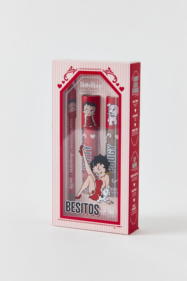 Ensemble Trio de Rouges à Lèvres Beauty Creations X Betty Boop Besitos #2