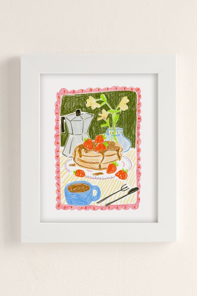Sabina Fenn Illustration Still Life With Pancakes Art Print #1