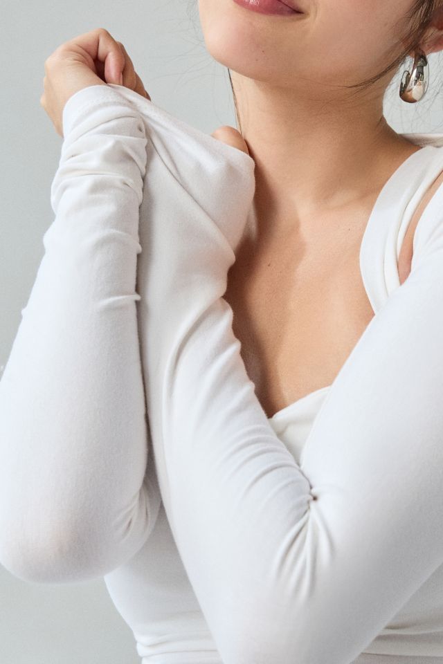 Out From Under Bec Long Sleeve Shrug Top #1