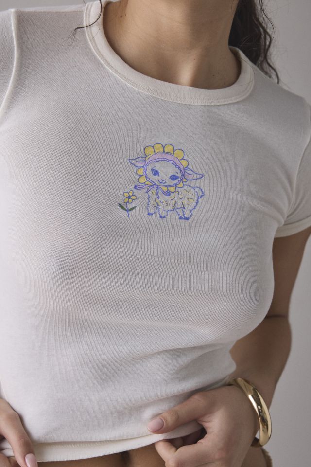 BDG Too Perfect Sweet Baby Animal Graphic Baby Tee
