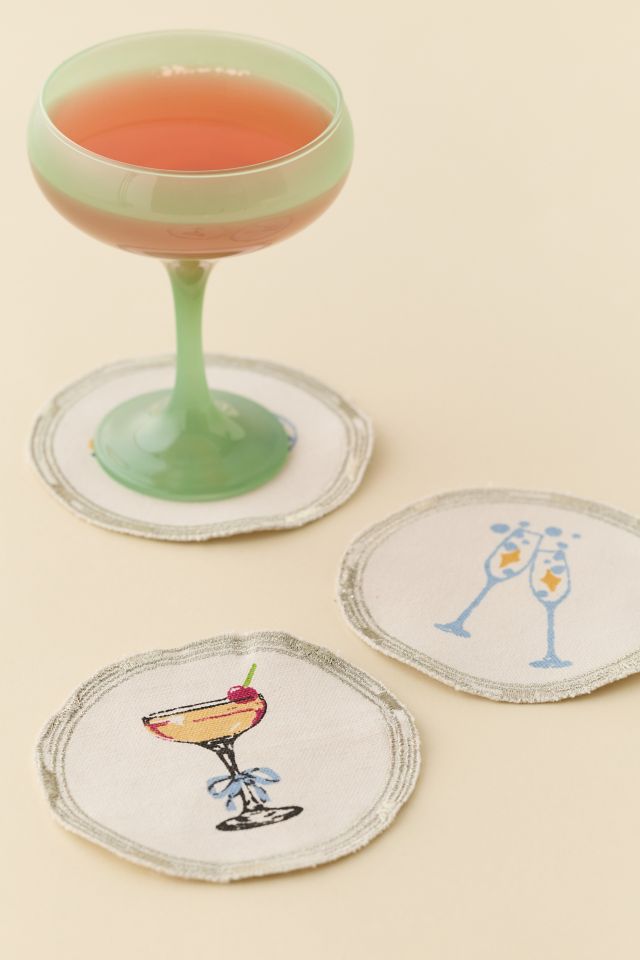 Finley Frames Fabric Coaster - Set Of 3 #1