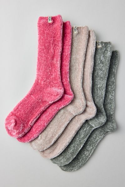 UGG Leda Sparkle Cozy Sock 3-Pack