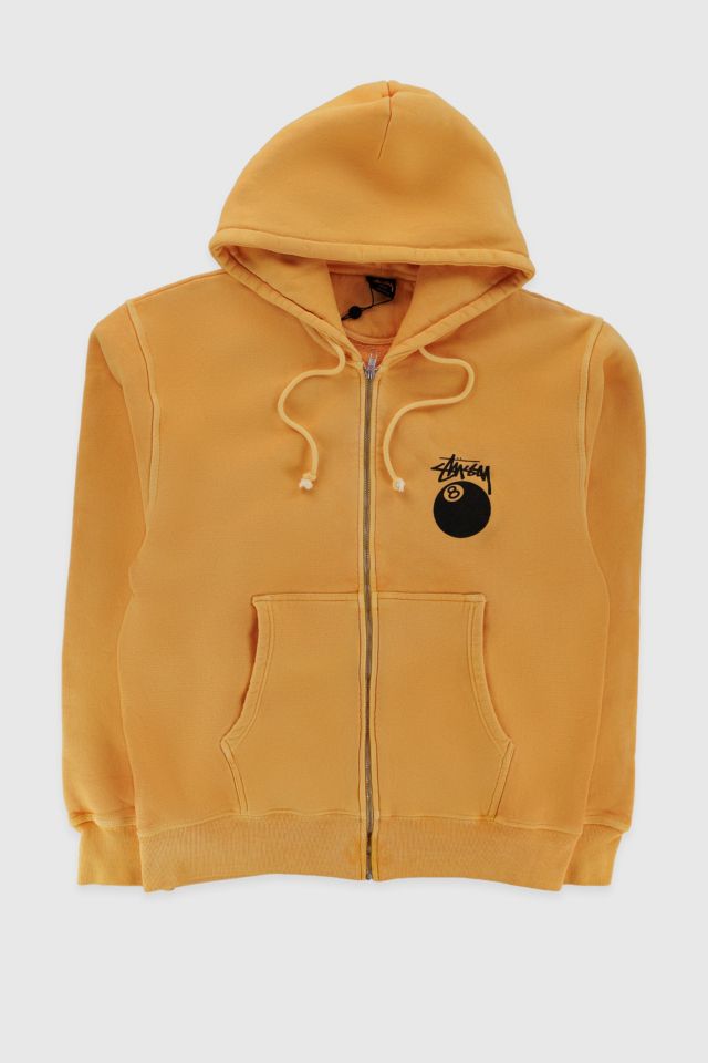 Stussy 8 Ball Pigment Dyed Zip-Up Hoodie #1