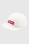 Supreme Fuzzy Camp Cap White