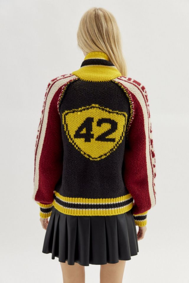 BDG Baylor Colorblock Zip-Up Cardigan #1
