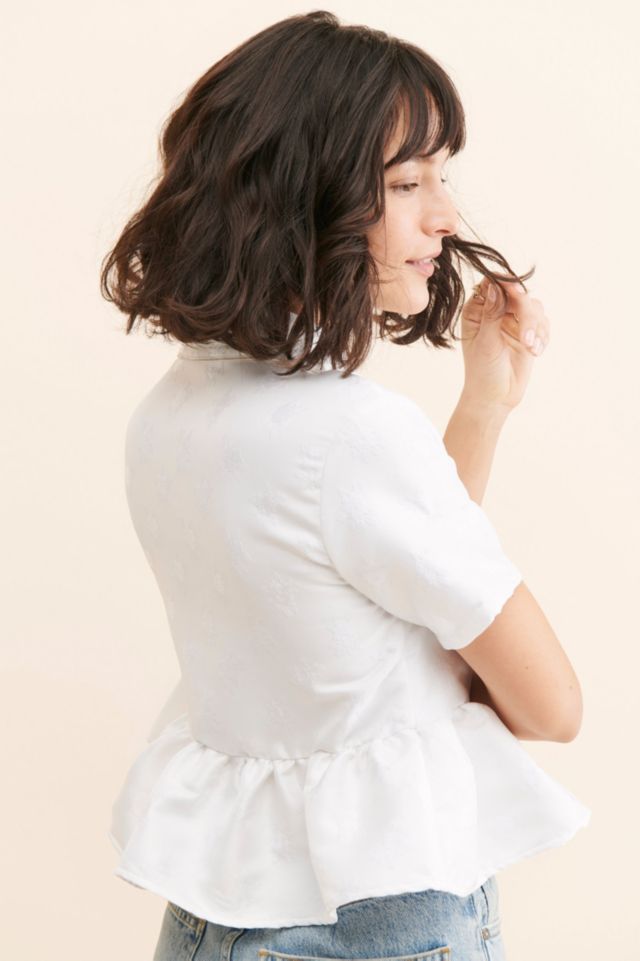 Sister Jane Fleur Pajama Buttondown Top #1