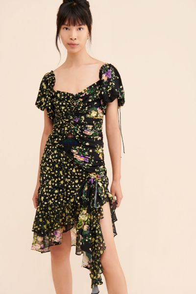 For Love & Lemons Eileen Ruffled Mini Skirt