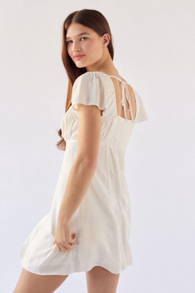 Blake Linen Mini Dress #1