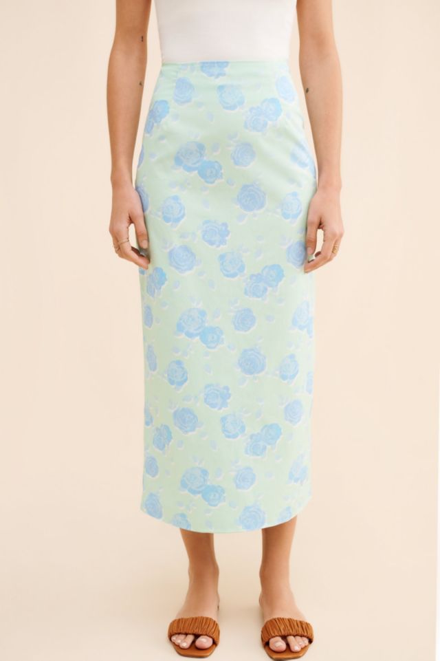 Glamorous Floral Slip Midi Skirt #2