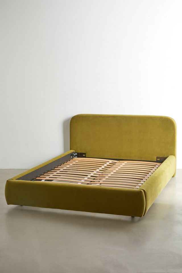 Daphne Upholstered Velvet Platform Bed #2