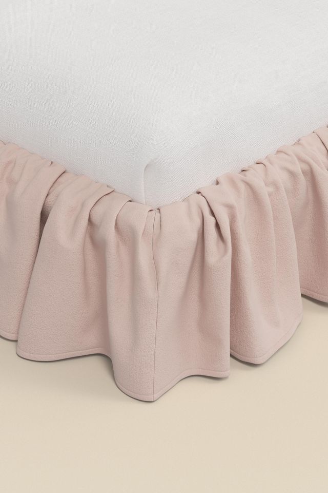 Mina Ruffle Upholstered Platform Bed #1