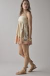 Kimchi Blue Pia Convertible Tie Bandeau Babydoll Mini Dress