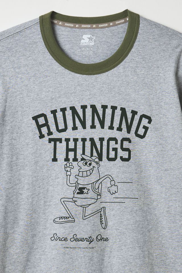 Starter Running Things Graphic Ringer Tee #2