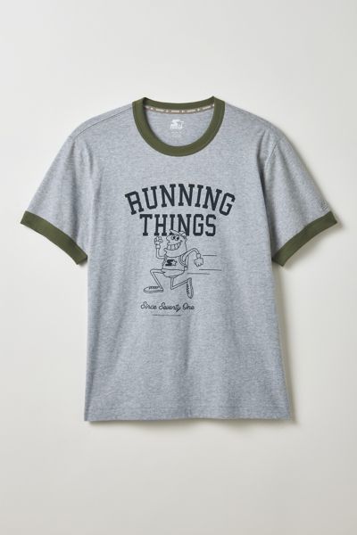 Starter Running Things Graphic Ringer Tee