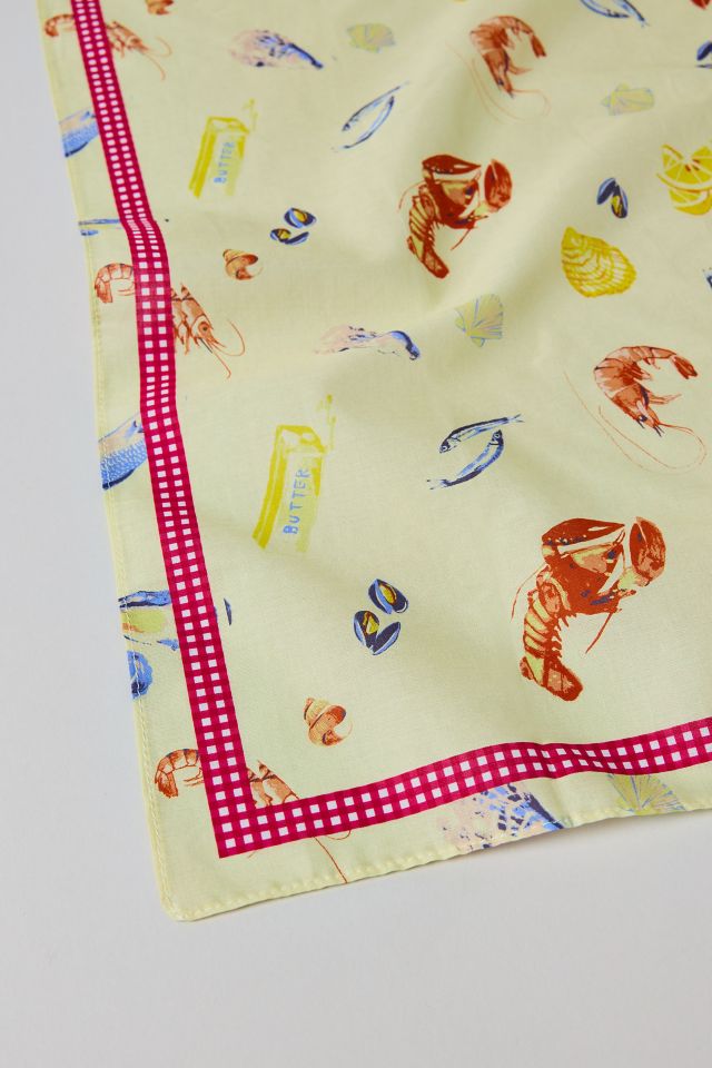 Bandana en Coton Imprimé Vie Marine #2