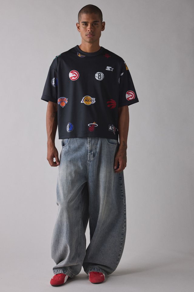 Starter UO Exclusive NBA Mashup Graphic Jersey Tee #3