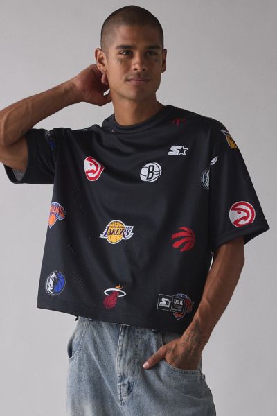 Starter UO Exclusive NBA Mashup Graphic Jersey Tee