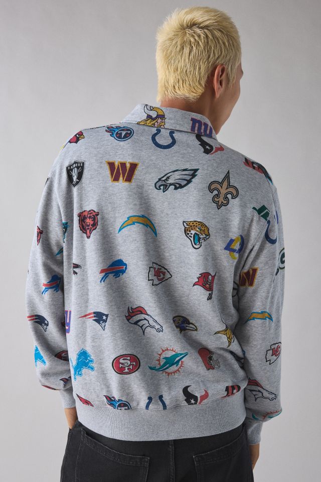 Starter UO Exclusive NFL Logo Mashup Quarter Zip Sweatshirt #1