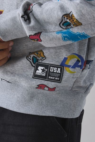 Starter UO Exclusive NFL Logo Mashup Quarter Zip Sweatshirt