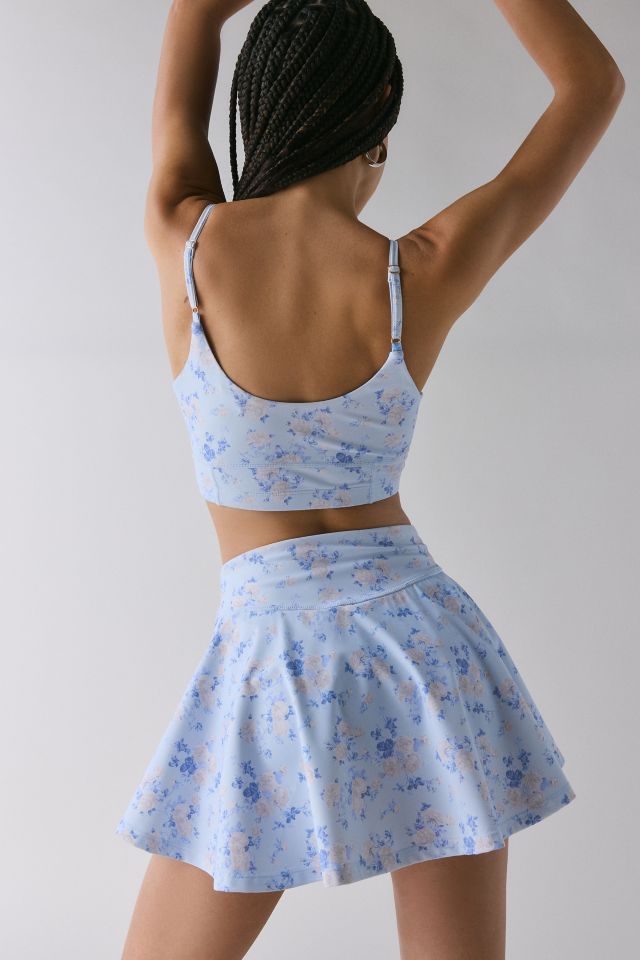 LoveShackFancy Ridgeson Bow Floral Sports Bra #2