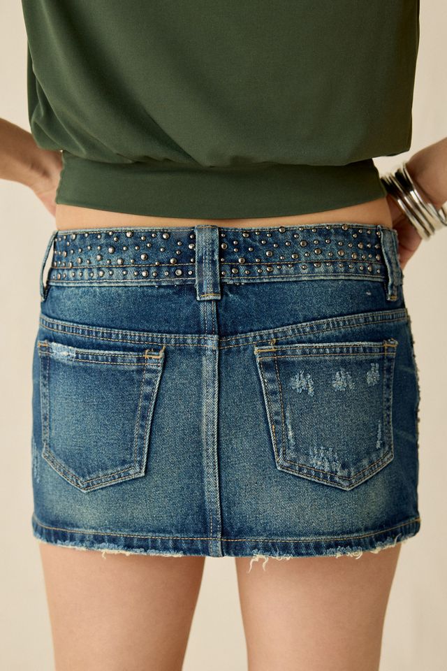 BDG Game Day Low-Rise Denim Micro Mini Skirt #1