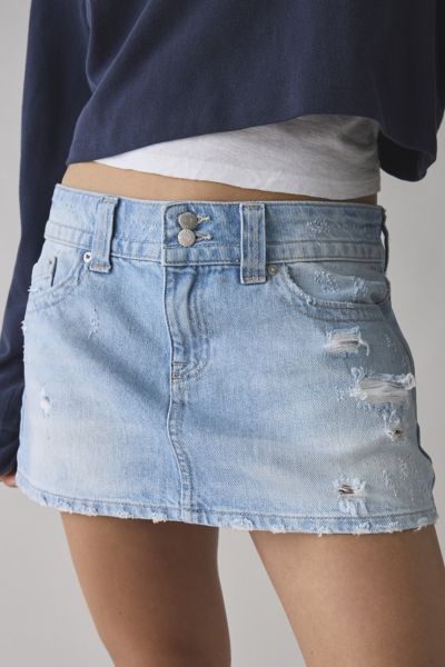 【suzen】Unen Low-Waist Mini Skirt Amazon.com: Vxuxlje Women's Y2K Sexy Low Rise Denim Mini