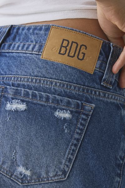 BDG Game Day Low-Rise Denim Micro Mini Skirt