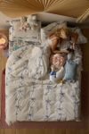 Lacey Bows + Toile Bedding Set Bundle